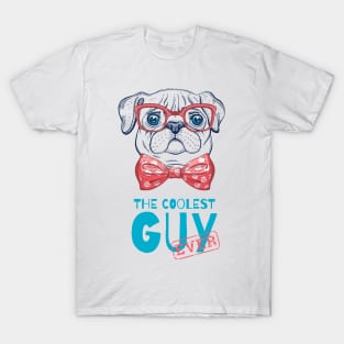 Coolest guy ever pug dog T-Shirt